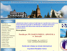 Tablet Screenshot of parafiajastrzebia.pl